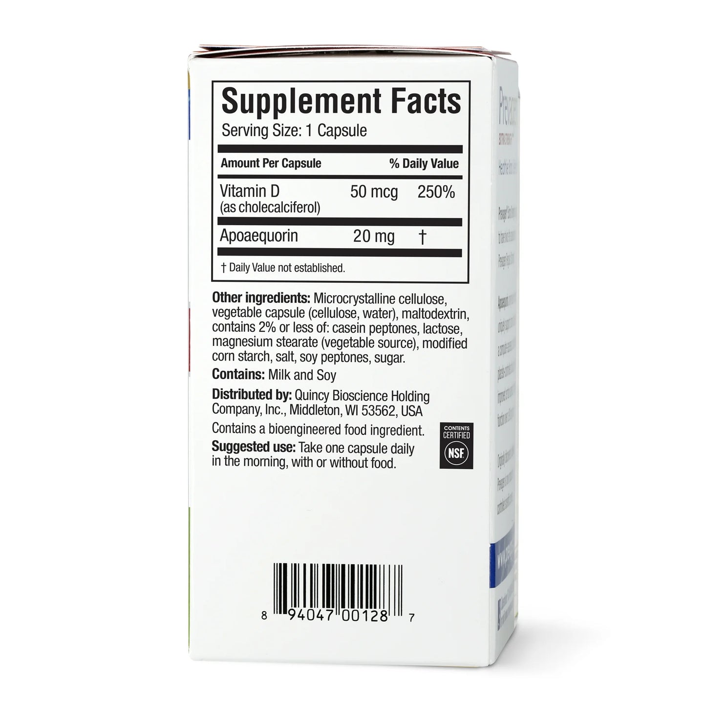 Prevagen Extra Strength 60ct – With Apoaequorin & Vitamin D – Brain Health