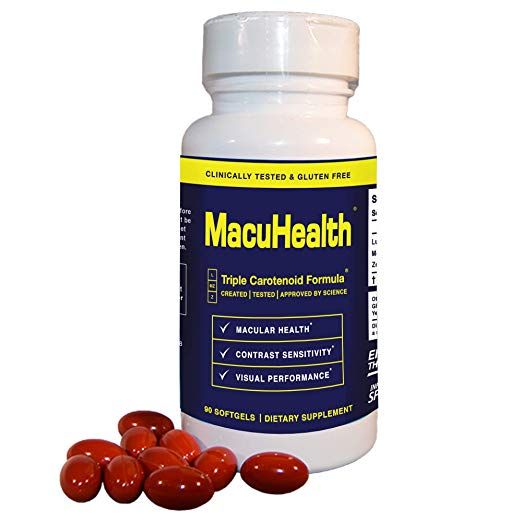 MacuHealth Eye Vitamins – Triple Carotenoid Support (90 Softgels)