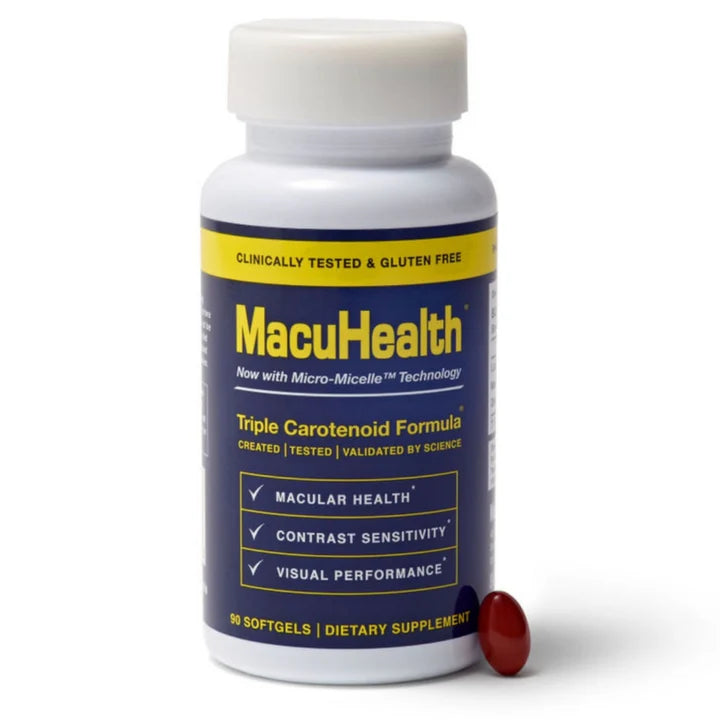 MacuHealth Eye Vitamins – Triple Carotenoid Support (90 Softgels)