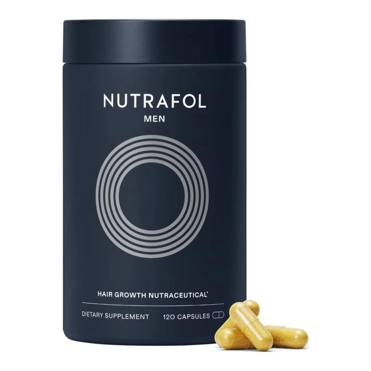 Nutrafol Men Hair Growth Supplement β 120 Capsules β Thicker Hair Support