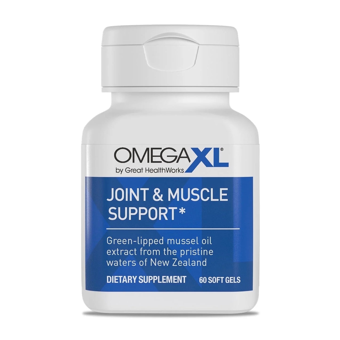 OmegaXL Joint Support Supplement – 60 Softgels – Green-Lipped Mussel Oil