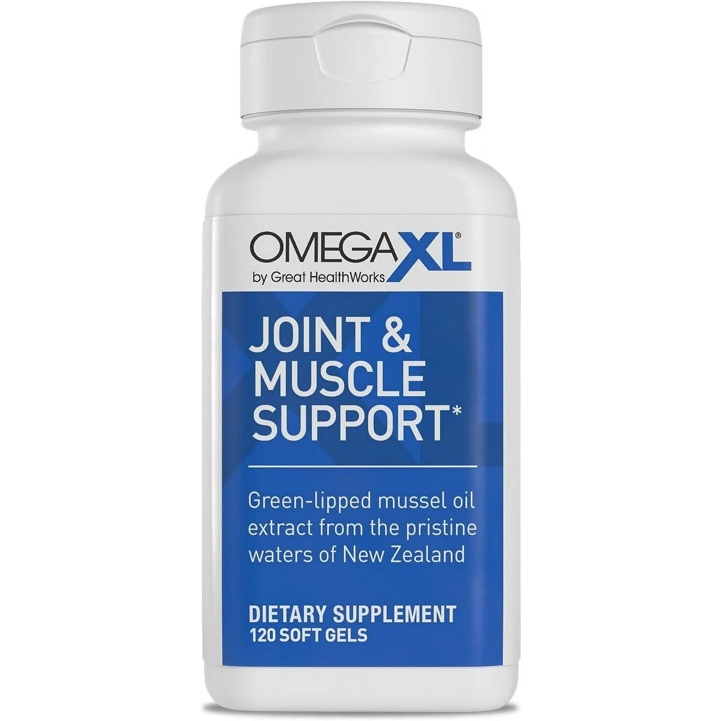 OmegaXL Joint & Muscle Support β Green-Lipped Mussel Oil β 120 Softgels
