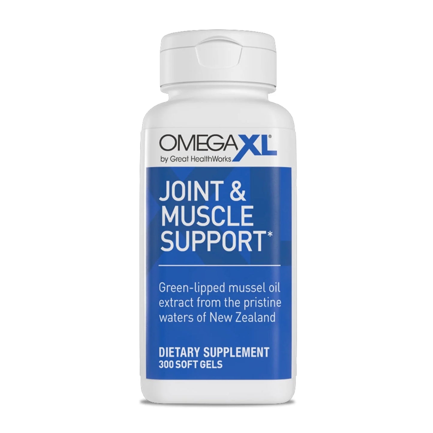 OmegaXL Green-Lipped Mussel Oil – 300 Softgels – New Zealand Omega-3