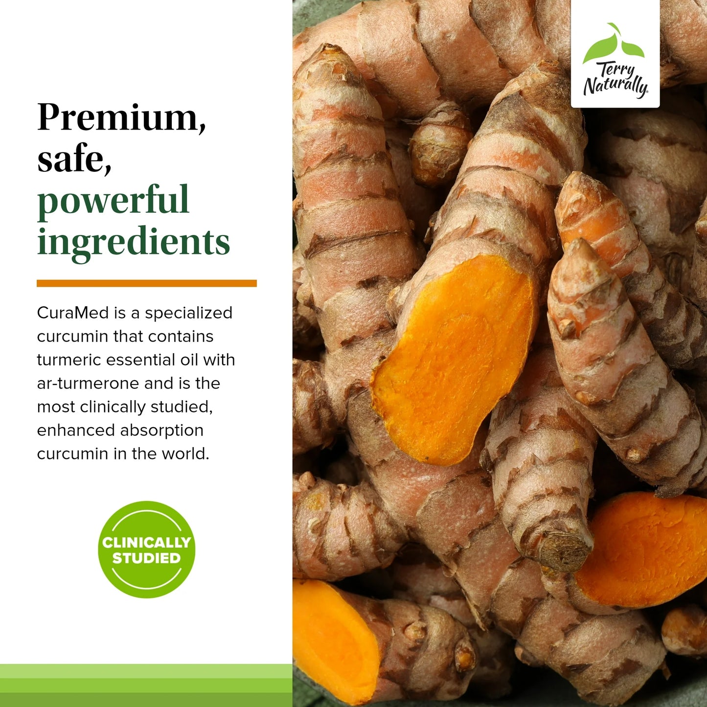 Terry Naturally CuraMed 750mg – Curcumin Complex – 120 Softgels