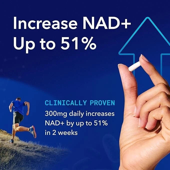 TRU NIAGEN 300mg | Patented NAD+ Supplement for Anti-Aging, Energy & Cellular Regeneration – 90 Capsules