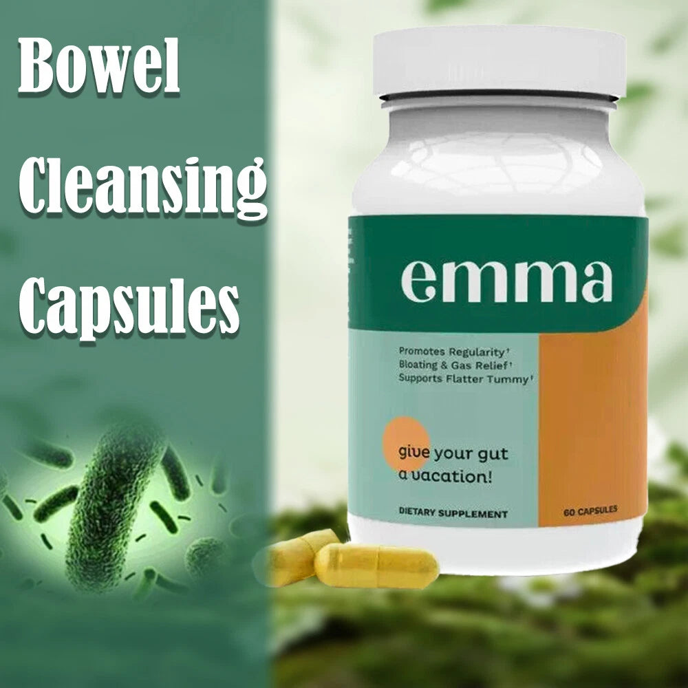Emma Gut Health & Bloating Relief Supplement โ 60 Capsules โ Keto Friendly