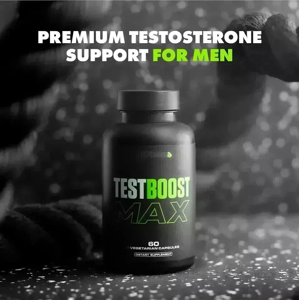 SculptNation Test Boost Max Testosterone Support for Muscle Growth & Fat Metabolism – 60 Capsules