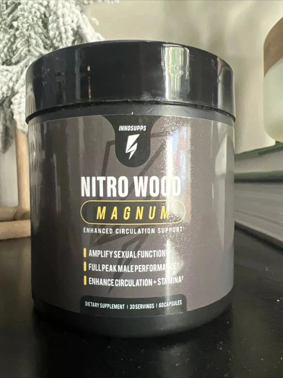 InnoSupps Nitro Wood Magnum | Circulation & Blood Flow Support – 60 Capsules