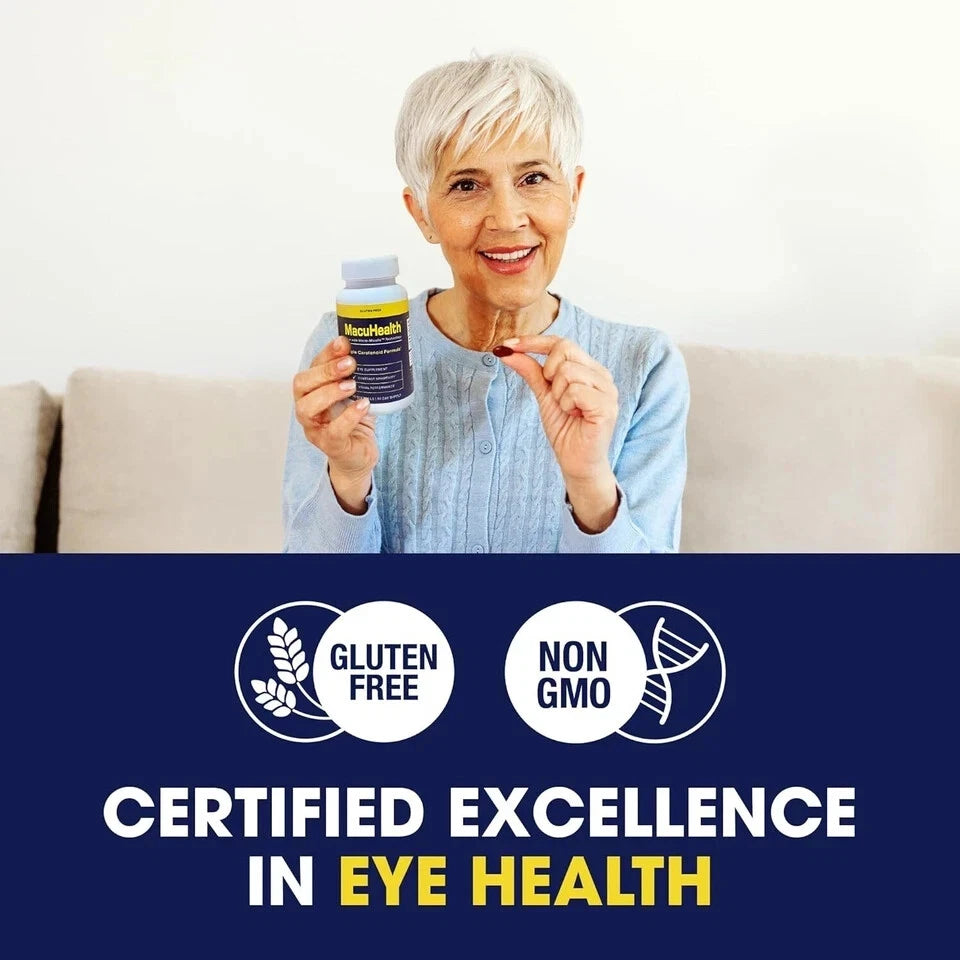 MacuHealth Eye Vitamins – Triple Carotenoid Support (90 Softgels)